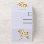 Invitation Tout En Un (Votre image) Événement Mariage personnalisé (Dehors)