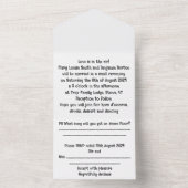 Invitation Tout En Un w (À l'intérieur)