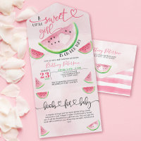 Watermelon Baby shower Livres roses pour bébé