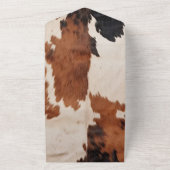 Invitation Tout En Un Western Brown Black Cream Mariage (Dehors)