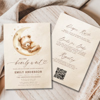 Tout en une attente rapide Baby shower beige neutr