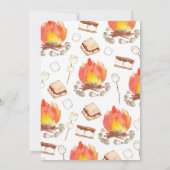 Invitation Tout est S'more Fun Baby shower (Dos)
