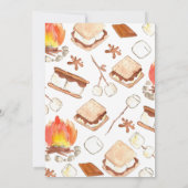 Invitation Tout est S'more Fun Baby shower (Dos)