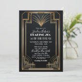 Invitation TOUT ÉVÉNEMENT - Roaring 20s 1920 Art Deco Party (Debout devant)