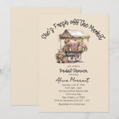 Invitation Tout frais du marché: douche de mariée rustique (Devant / Derrière)