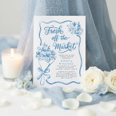 Invitation Tout frais sortis du marché Mariage fantaisiste de