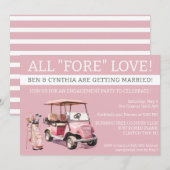 Invitation Tout l'amour "FORE", Engagement sur le thème de go (Devant / Derrière)