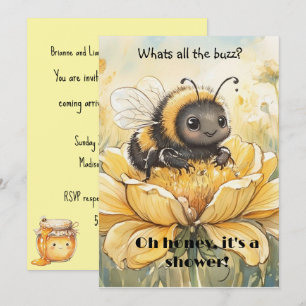 Invitation Tout le Buzz Bébé Téléchargement Numérique Invitat