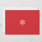 Invitation Tout Ne Sera Pas Calme Noël Drôle (Dos)
