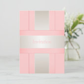 Invitation Tout occasionne le blanc d'argent de rose en (Debout devant)