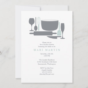 Invitation Tout sauf l'invitation à la douche nuptiale