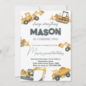 Invitation Tout sauter Construction Anniversaire (Devant)