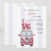 Invitation Tout simplement amour (Devant / Derrière)