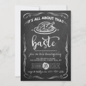 Invitation "Tout Sur Ce Baste" Tableau De Bord Thanksgiving (Devant)