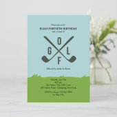 Invitation Tout sur l'invitation au golf (Debout devant)