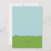 Invitation Tout sur l'invitation au golf (Dos)