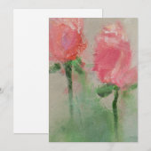 Invitation Tout va devenir Rose (Devant / Derrière)