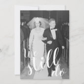 Invitation Toute ANNÉE - Anniversaire de Mariage & Photo Nous (Devant)