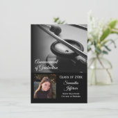 Invitation Toute année - École de médecine, photo de remise d (Debout devant)