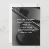 Invitation Toute année - École de médecine, photo de remise d (Dos)