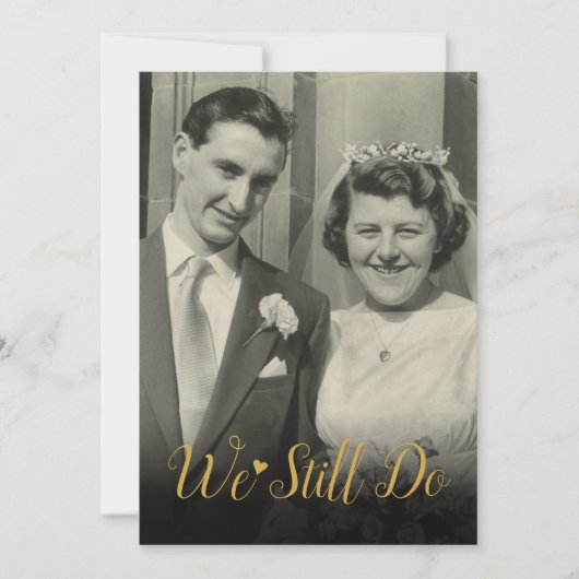 Invitation Toute année Nous faisons toujours une photo d'anni (Devant)