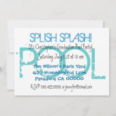 Invitation Toute classe d'année de réception au bord de la (Dos)