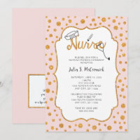 TOUTE COULEUR Infirmière graduation pinning + faux