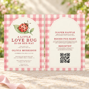 Invitation Toute en Un Bébé Shower Petit Amour