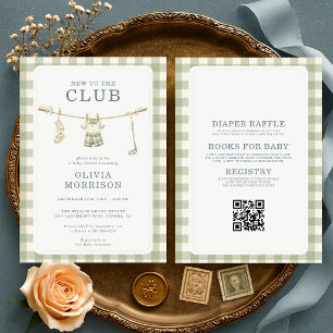 Invitation Toute en une Nouvelle à la Fête de Naissance sur l