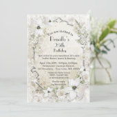 Invitation Toute fête d'anniversaire d'âge, pays des (Debout devant)