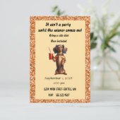 Invitation Toute fête d'occasion (Debout devant)