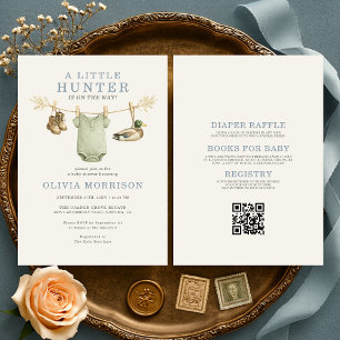 Invitation Toute la ligne de vêtements de chasseur Little Hun