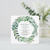 Invitation Toute la saison Green Foliing Fête des mariées de  (Debout devant)