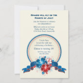 Invitation Toute l'invitation à l'hibiscus américain (Devant)