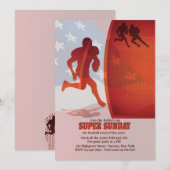 Invitation Toute l'invitation au football américain (Devant / Derrière)