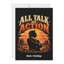 Toute parole, aucune action Rétro Coucher de solei