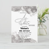 Invitation Toute soirée ou fête blanche (Debout devant)