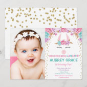 Invitation Toute une photo amusante de fête d'anniversaire de (Devant / Derrière)