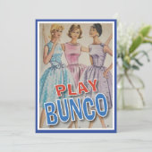 Invitation Toutes Les Dames Jouent Bunco (Debout devant)