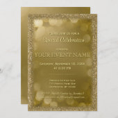 Invitation Toutes les fins | Or (Devant / Derrière)