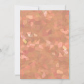 Invitation Toutes les fins | Parties scintillant de pêche (Dos)