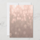 Invitation Toutes les fins | Peach Bokeh (Dos)