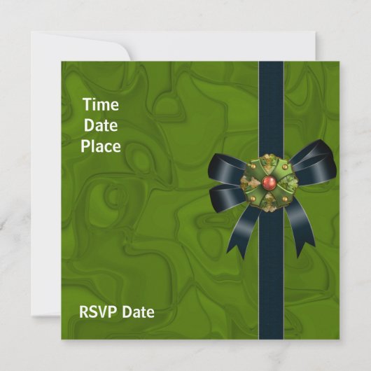 Invitation Toutes Les Occasions Crush Green Black  (Dos)