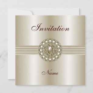 Invitation Toutes Les Occasions Elégant Pearl Gem