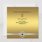 Invitation Toutes les Occasions Gold Silver Black  (Dos)