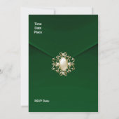 Invitation Toutes les occasions Royal Green Velvet (Dos)