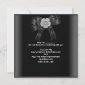 Invitation Toutes Occasions Diamant Bijou Noir Rub (Dos)