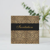 Invitation Toutes Occasions Impression Animale (Debout devant)