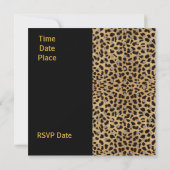 Invitation Toutes Occasions Impression Animale (Dos)