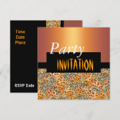 Invitation Toutes Occasions Impression Animale Noi (Devant / Derrière)